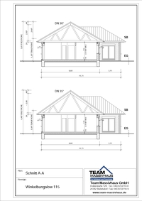 Leben auf einer Ebene: Stilvoller Winkelbungalow in Bendestorf
