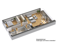 Traumhaftes Wohnen an der Ilmenau -
2-Zimmer-Dachgeschosswohnung