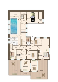 Repräsentatives Refugium mit Einliegerwohnung, Indoor-Pool und parkähnlichem Grundstück