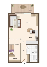 Exklusives Wohnvergnügen: Moderne 2-Zimmer-Wohnung mit hochwertiger Ausstattung an der Ilmenau
